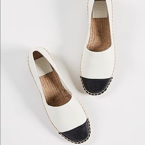Brand new with box 
Tory burch Colorblock Leather Espadrilles  
Size:US8